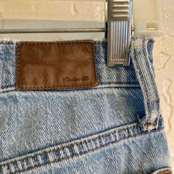 Madewell The Perfect Vintage Jean Raw Hem High Waist Boho Ankle Jeans Size 26 - Picture 11 of 16